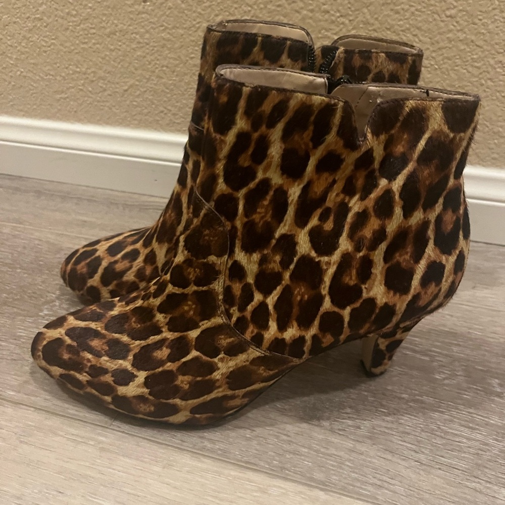 Leopard Print Booties
